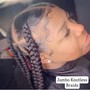 Goddess Knotless Braids| Small| Shoulder length (Curly Ends)