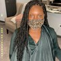 Goddess Knotless Braids| Small| Shoulder length (Curly Ends)