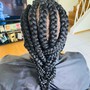 Box Braids take down