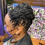 Cornrows Braids in a ponytail