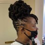 Loc’s rope twist shoulder length