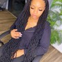 Medium Boho knotless Braids