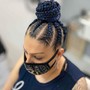 Men’s Braids with design