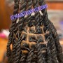 TWO STRANDS on Short LOCS