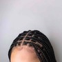 Mid back Knotless Braids