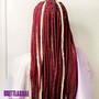 Small Bohemian Knotless Braids