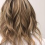 Full Balayage/highlights  w/ Blowdry ( long hair )