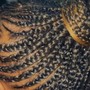 Natural hair box braids$110+