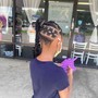 Kids Freestyle Cornrows (Weave & Beads) $200