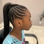 AGES 6-10 Kids knotless Braids