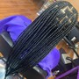 Medium Knotless Braids