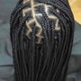 Goddess box Braids with hair