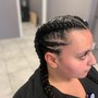 Feedin Cornrows Ponytail