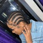 Large knotless braids (contact before booking)