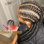 Med/large Knotless braids