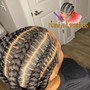 Med/large Knotless braids