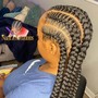 Med/large Knotless braids