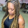 Box braid retouch