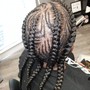 2 feed in braids