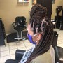 Box Braids edge retouch