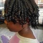 Natural hair style $60