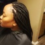 Senegalese twist small midback