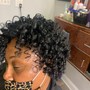 Shampoo /Style/ spot perm-short hair ONLY