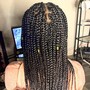 2-4 Cornrows natural hair