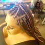 Cornrows for wig install