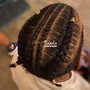 6-8 Cornrows natural hair