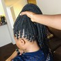 Large knotless box Braids