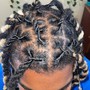 Loc  Two Strand Twist/Up-do