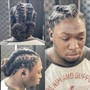 Comb Twist (Partial Head-faded hair cut/undercut) Crown of head ONLY