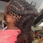 Adult Loc Wash Retwist & Basic Style