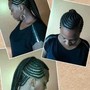 Box Braids Over Locs