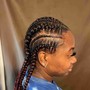 Feed-In Cornrows(Top Only)