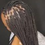 Men stitch braids