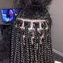 Shoulder Length Knotless (beads added)