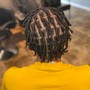 Top of head/Ear length Retwist