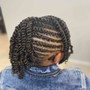 Flat Twists Updo