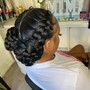 Ponytail with LargeBraid