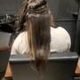 Partial Hair Extensions with hair(can be put in ponytail)