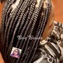 Med Boho Knotless Braids