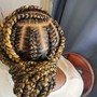 Goddess/bohemian  Braids waist length (medium)