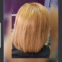 Single Process Color on short hair