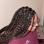 Natural hair box braids$110+