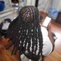 8”-12” longer Loc or Smaller short Locs Re-twist