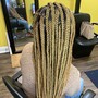 Colored tips for locs