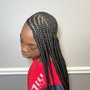 Kids smedium freestyle feedin braids any designs/style included