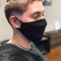 Steam facial with haircut